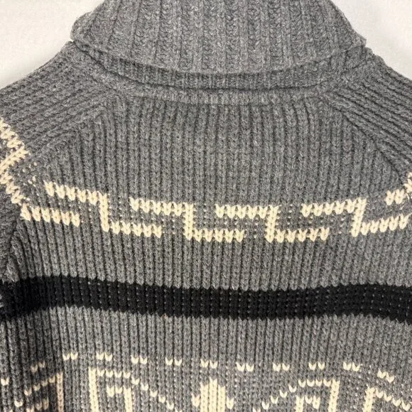 Pendleton WOMEN'S WESTERLEY CARDIGAN Grey and Black Size Medium Womens - Picture 4 of 9